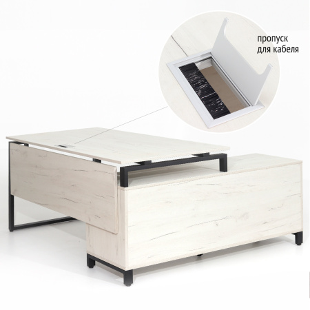 Стол руководителя ОЛЕСУНН 2 с тумбой левой Стол руководителя ОЛЕСУНН 2 с тумбой левой